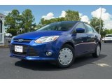 2012 Blue Candy Metallic Ford Focus SE Sedan #68283292