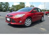 2012 Red Candy Metallic Ford Focus SE Sedan #68283280