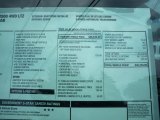 2012 Chevrolet Silverado 2500HD LTZ Crew Cab 4x4 Window Sticker