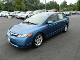 2007 Atomic Blue Metallic Honda Civic EX Sedan #68283569