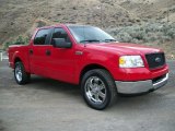 2005 Bright Red Ford F150 XLT SuperCrew #68283512