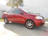 2010 Sport Red Chevrolet Aveo LT Sedan #68283499