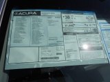 2013 Acura ILX 1.5L Hybrid Technology Window Sticker