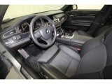 2011 BMW 7 Series 750i Sedan Black Interior