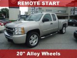 2008 Silver Birch Metallic Chevrolet Silverado 1500 LT Extended Cab 4x4 #68282847