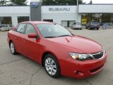 2009 Lightning Red Subaru Impreza 2.5i Sedan #68342155