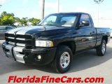 2001 Black Dodge Ram 1500 SLT Regular Cab #544129