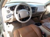 2002 Ford F150 King Ranch SuperCrew 4x4 Castano Brown Leather Interior