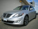 2012 Platinum Silver Metallic Hyundai Genesis 5.0 R Spec Sedan #68361735