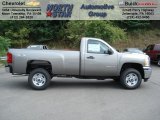 2013 Graystone Metallic Chevrolet Silverado 2500HD Work Truck Regular Cab 4x4 #68367106