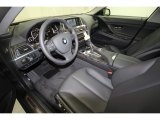 2013 BMW 6 Series 640i Gran Coupe Black Interior