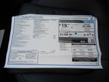 2013 Volkswagen Touareg VR6 FSI Sport 4XMotion Window Sticker