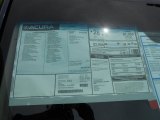 2013 Acura ILX 2.0L Premium Window Sticker