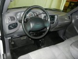 2001 Ford F150 XL Sport Regular Cab 4x4 Medium Graphite Interior