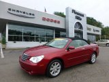 2008 Inferno Red Crystal Pearl Chrysler Sebring Limited Convertible #68406687