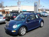 2002 Riviera Blue Pearl Volkswagen New Beetle GLS 1.8T Coupe #6832926