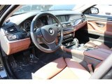 2011 BMW 5 Series 550i Sedan Cinnamon Brown Interior