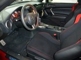 2013 Scion FR-S Sport Coupe Black/Red Accents Interior