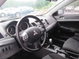 2009 Mitsubishi Lancer GTS Black Interior