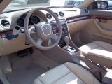 2009 Audi A4 2.0T quattro Cabriolet Beige Interior