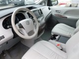 2011 Toyota Sienna XLE AWD Light Gray Interior