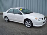 2007 Satin White Pearl Subaru Impreza 2.5i Sedan #6833859