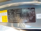 2007 Sedona Color Code for Olive Gray - Color Code: 7V