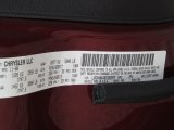 2009 Grand Cherokee Color Code for Red Rock Crystal Pearl - Color Code: PEM