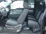 2012 Ford F150 XLT SuperCab 4x4 Black Interior