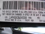 2011 Liberty Color Code for Natural Green Metallic - Color Code: PGN