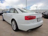 Glacier White Metallic Audi A6 in 2013