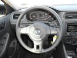 2013 Volkswagen Jetta S Sedan Steering Wheel
