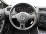 2013 Volkswagen Jetta S Sedan Steering Wheel