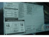 2012 Toyota Tacoma V6 SR5 Double Cab 4x4 Window Sticker
