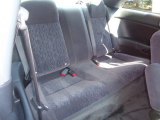 2002 Honda Civic LX Coupe Rear Seat