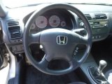 2002 Honda Civic LX Coupe Steering Wheel