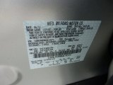2011 MKS Color Code for Ingot Silver Metallic - Color Code: UX
