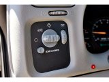 2002 Chevrolet S10 Extended Cab Controls