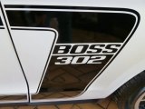 2012 Ford Mustang Boss 302 Marks and Logos