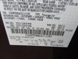 2012 Taurus Color Code for Cinnamon Metallic - Color Code: HT