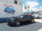 Black Ford Mustang in 2013