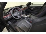 2012 BMW 3 Series 328i Sedan Black/Red Highlight Interior