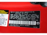 2007 Solara Color Code for Absolutely Red - Color Code: 3P0