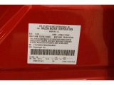 2010 MAZDA6 Color Code for Sangria Red Mica - Color Code: 36Y
