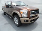 2012 Ford F250 Super Duty King Ranch Crew Cab 4x4 Front 3/4 View