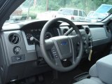 2012 Ford F150 STX SuperCab 4x4 Steel Gray Interior