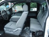 2012 Ford F150 STX SuperCab 4x4 Steel Gray Interior