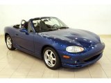1999 Sapphire Blue Mica Mazda MX-5 Miata 10th Anniversary Edition Roadster #68579545