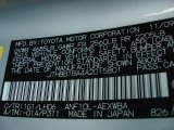 2010 HS Color Code for Tungsten Silver Pearl - Color Code: 1G1