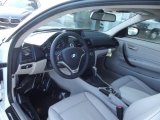 2012 BMW 1 Series 128i Coupe Taupe Interior